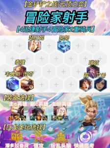 金铲铲之战阵射手，金铲铲之战阵容 枪手？-第3张图片-宏盛游戏