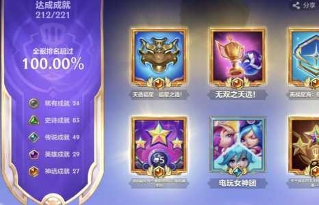 金铲铲之战神话成就有哪些？金铲铲之战英雄神装？