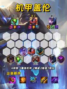 金铲铲神王盖伦游戏加载界面？金铲铲盖伦什么装备？